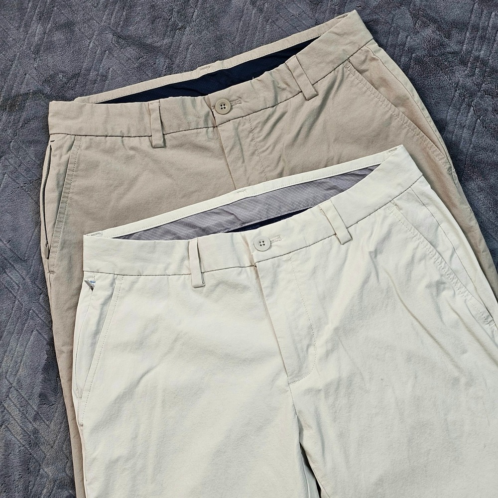 Vineyard Vines On The Go Pant Mens 30x32 Khaki Stone Bundle Performance Chino